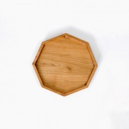 Hexagonal-Wooden-Plate