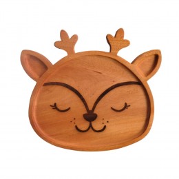 Deer-Wooden-Food-Tray